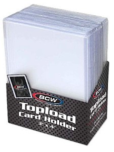 BCW 3" x 4" Topload Card Holder for Standard Trading Cards